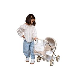 COCHE CAPOTA REBORN PARIS 37x56x56 CM C/BOLSO