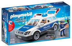 City Action Coche Policía Luz Y Sonidos Playmobil