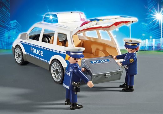City Action Coche Policía Luz Y Sonidos Playmobil