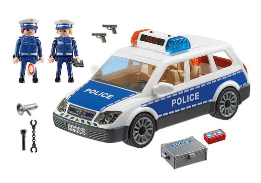 City Action Coche Policía Luz Y Sonidos Playmobil