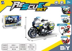 MOTO POLICIA FRICCION LUZ Y SONIDO