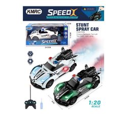 COCHE POLICIA SPRAY RC ESC 1:20