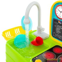 COCINA FREGADERO C/ACC Y GRIFO REAL
