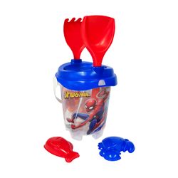 CONJ.CASTILLO 18 CM SPIDERMAN C/MOLDES CRISTAL