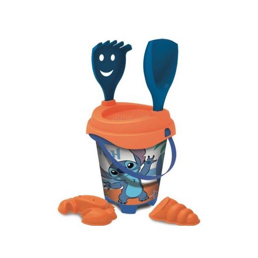 CONJ.PLAYA 18CM.CASTILLO STITCH C/MOLDES