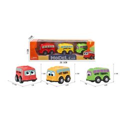 SET 3 AUTOBUSES FRICCION
