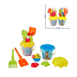 CONJUNTO CUBO C/REGADERA DECORADA