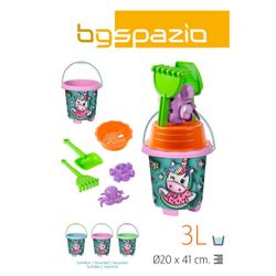 CONJUNTO PLAYA 20 CM UNICORNIO