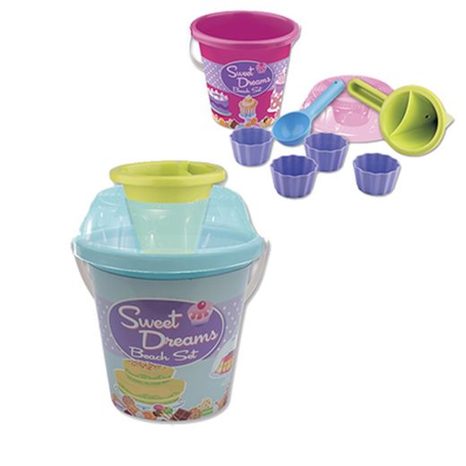 Conjunto playa cup cake mixer