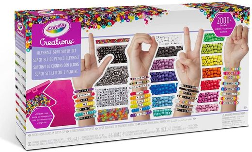 Set Crayola Creations - Súper Set Pulseras de Cuentas y Letras