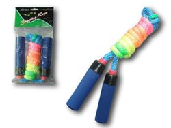 Cuerda saltar 2m. multicolor