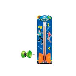DIABOLO C/MANGO MADERA COLORES 9 CMS.