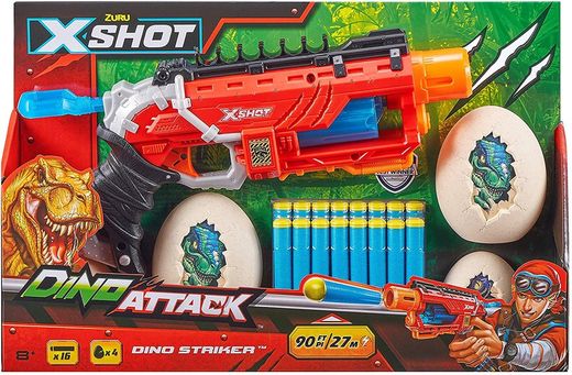 PISTOLA X-SHOT DINO ATTACK C/3 HUEVOS