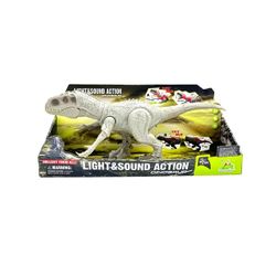 DINOSAURIO 55 CM INDOMINUS REX LUZ Y SONIDO