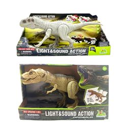 DINOSAURIO 55 CM INDOMINUS REX LUZ Y SONIDO