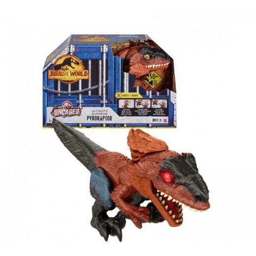 Dinosaurio interactivo Jurassic World Pyroraptor