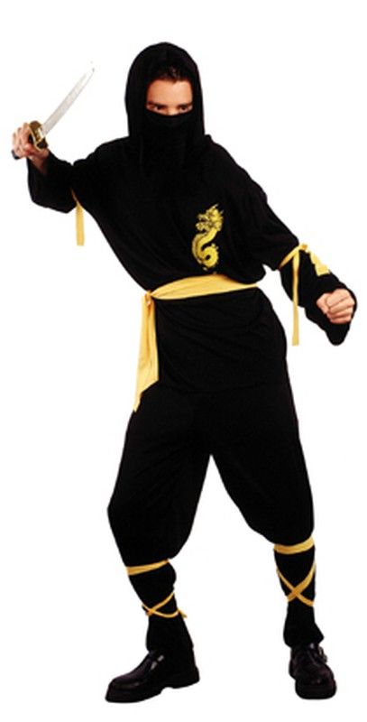 Disfraz adulto Ninja negro