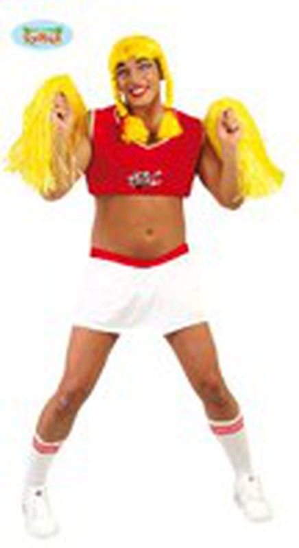 Mænds cheerleader kostume