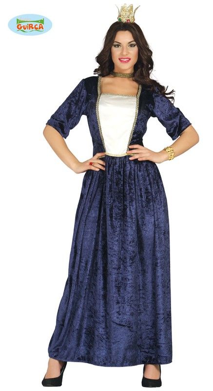 Disfraz dama medieval adulta