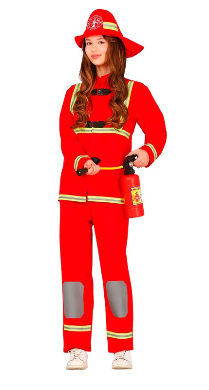 Disfraz de bombero niños/niña Talla 14-16 años — DonDino juguetes