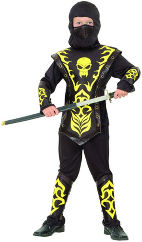 ▷ Disfraz Ninja Amarillo para Hombre【Envío en 24h】