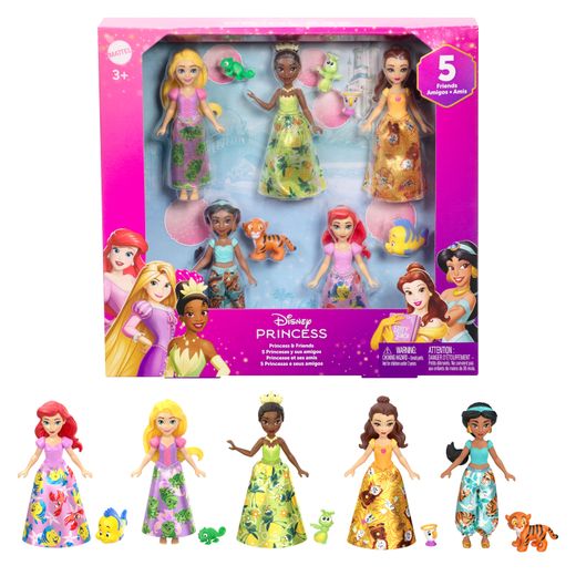 DISNEY PRINCESS 10 MINI MUÑECAS