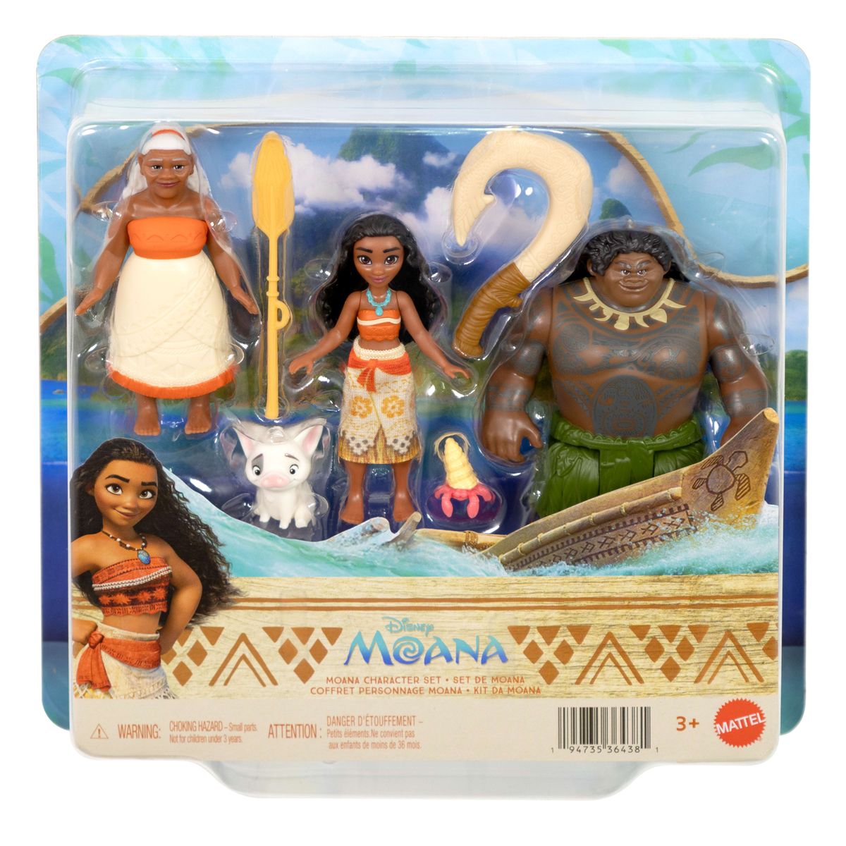 DISNEY VAIANA 2 MUÑECA PEQUEÑA MULTIPACK