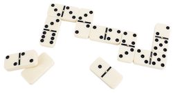 DOMINO 28 PZAS CAJA METAL