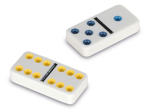 Domino dobbelt 6 point farve