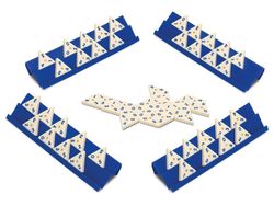 Domino Triangular Caja Metal