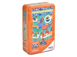 DOMINO TRIANGULAR TRAVEL METAL BOX