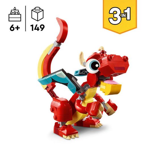 Dragón Rojo Lego