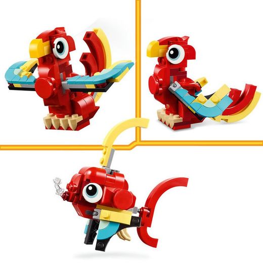 Dragón Rojo Lego