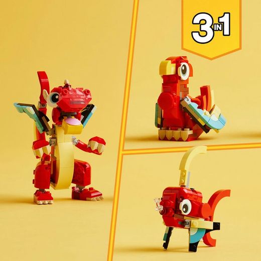 Dragón Rojo Lego