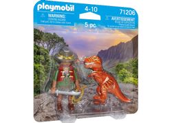 Duo Pack Aventurero Con T-Rex Playmobil