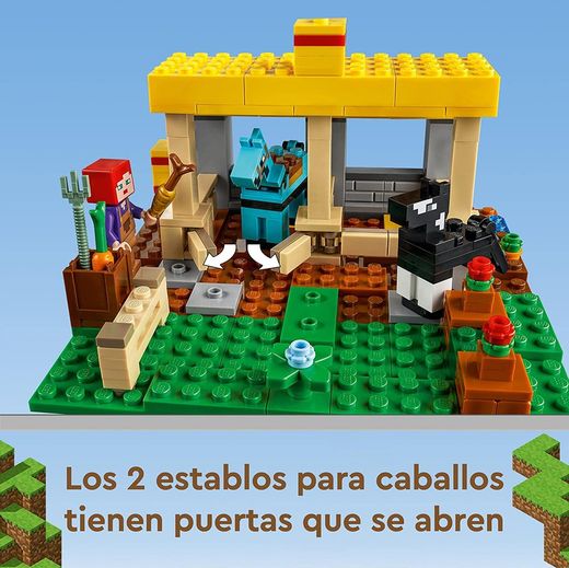 El Establo De Los Caballos Minecraft Lego