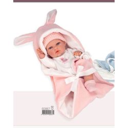 ELEGANCE 30 CM NATAL ROSA C/SACO DE DORMIR