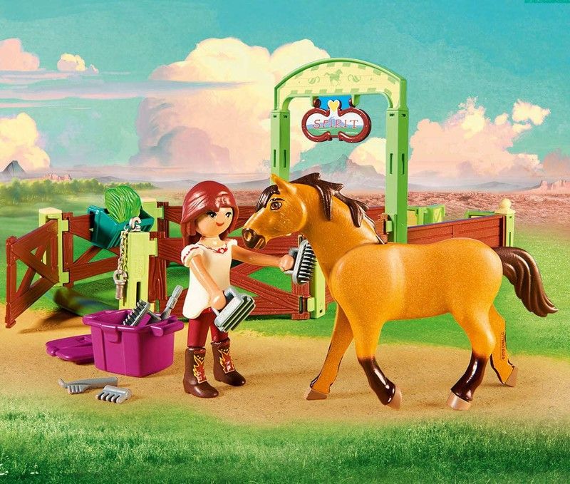 Establo lucky y spirit de Playmobil — DonDino juguetes