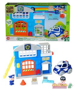 Police Station Vehicle with Figure