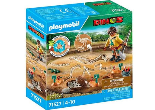 Excavación Arqueológic Esqueleto De Dinosaurio