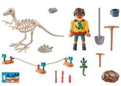 Excavación Arqueológic Esqueleto De Dinosaurio