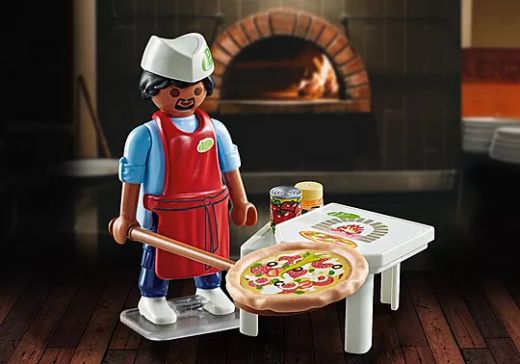 Figura Pizzero Special Plus Playmobil