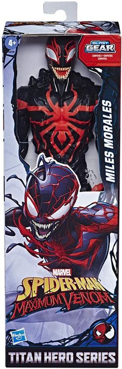Figura dell'Uomo Ragno di Titan Max Venom