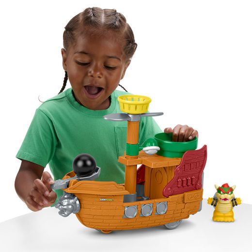 FISHER-PRICE LITTLE PEOPLE BARCO DE BOWSERS