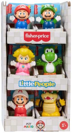 FISHER-PRICE LITTLE PEOPLE FIGURAS MARIO BROSS