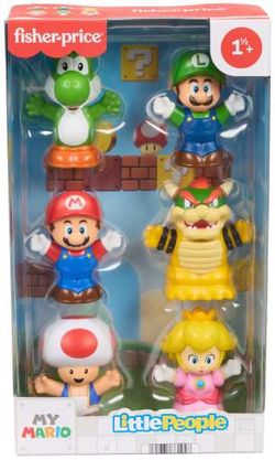 FISHER-PRICE LITTLE PEOPLE MARIO BROSS PACK 6