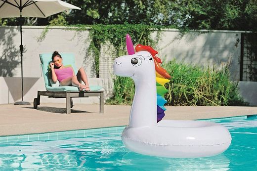 Unicorno galleggiante 136x131 cm