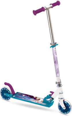 2 roues de scooter en aluminium gelé