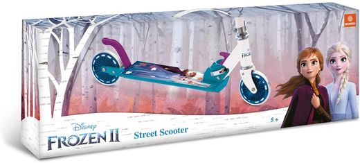2 roues de scooter en aluminium gelé