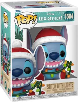Funko Pop Disney: Stitch con luces Navideñas